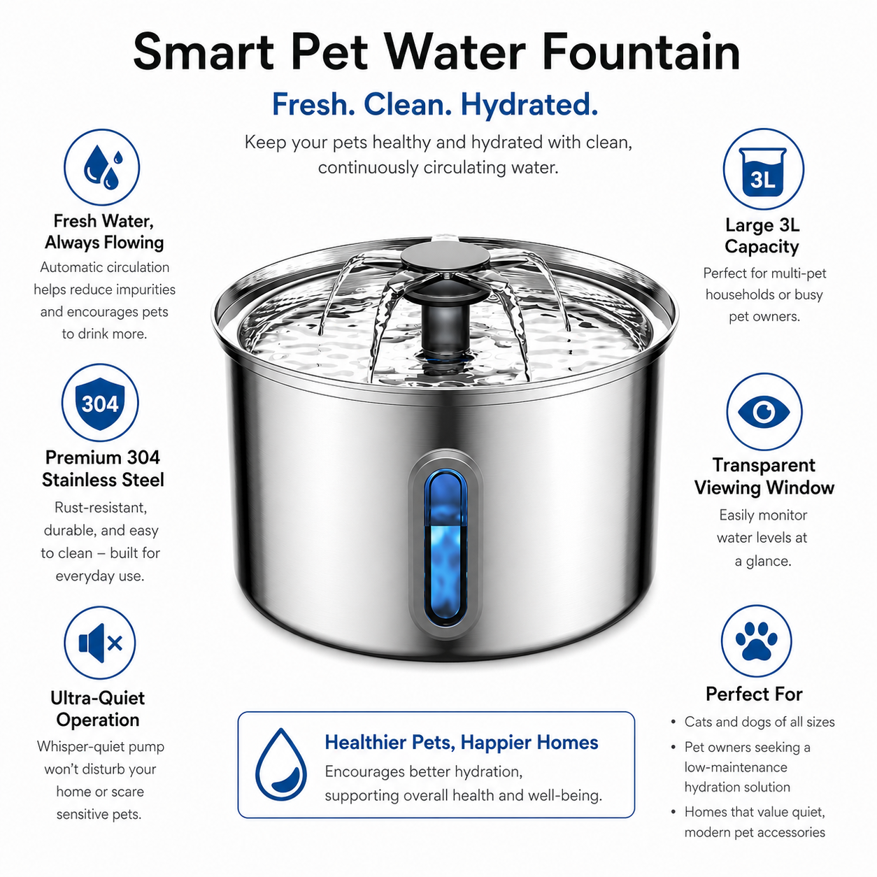 SmartFlow Water Fountain